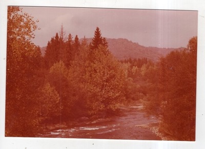 Bieszczady - Rzeka Wetlina - FOTO ok1975