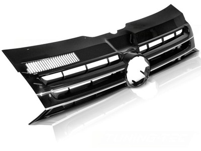 RADIATOR GRILLE VW T5 10-15 CARAVELLE MULTIVAN BLACK CHROME  