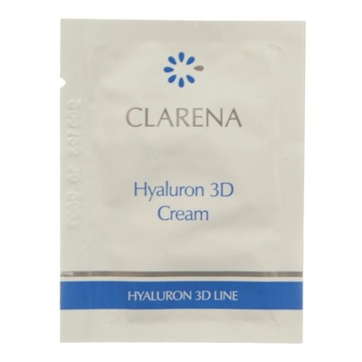 Clarena Hyaluron 3D Krem ultranawilżający do twarzy próbka 3 ml