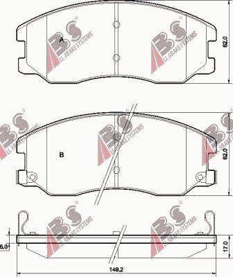 ZAPATAS DE FRENADO PARTE DELANTERA CHEVROLET CAPTIVA 2006-  