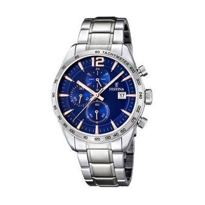 Zegarek Męski Festina F16759/5 Srebrzysty