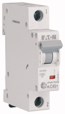 HN-C40/1 Wyłącznik nadprądowy C40A 1P 6kA EATON