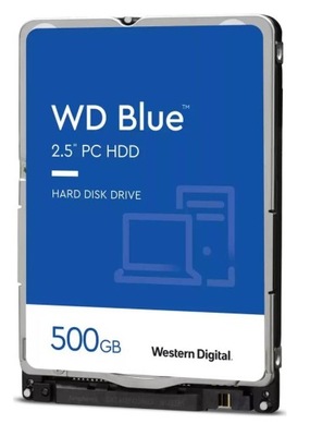 Dysk HDD 2.5" Western Digital Blue WD5000LPZX 500GB SATA III 5400RPM