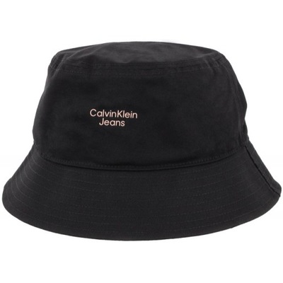 CALVIN KLEIN BUCKET HAT - KAPELUSZ CZARNY UNISEX