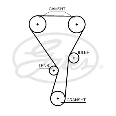 Ремінь розподільного валу 5699xs/gts фото №1