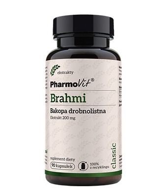 PharmoVit Brahmi Bacopa Monnieri 200 mg 90 k 20:1