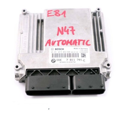 BMW E87 LCI E90 E91 N47 DDE VALDIKLIS VARIKLIO DIESEL ECU AUTOMAT. 7811701 