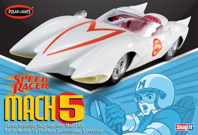 Model Plastikowy - Samochód Speed Racer Mach V (Sn