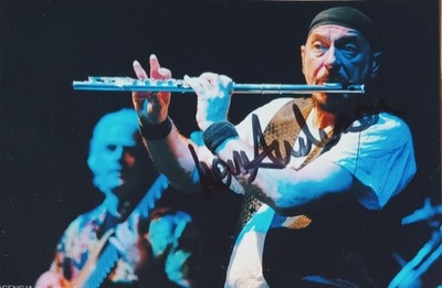 Ian Anderson JETHRO TULL - zdjęcie autografem