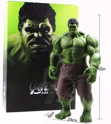 42cm duży rozmiar Hulk figurka zabawki