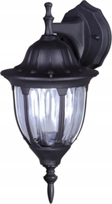 Lampa Elewacyjna Zewnętrzna Czarna Lampion E27