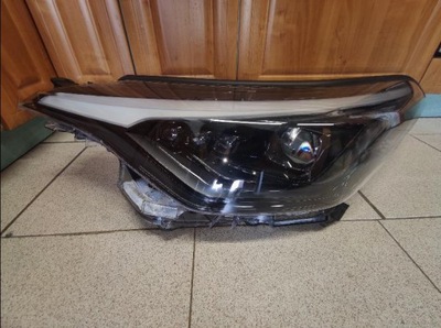 Лампа передняя перед toyota chr c-hr lift full led фото №1