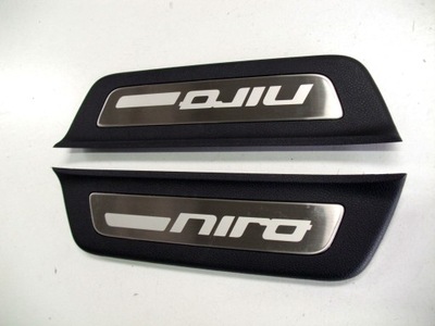 Захист накладка поріг задня kia niro фото №1