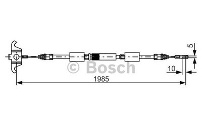 BOSCH 1 987 482 128 ТРОС ТОРМОЗА РУЧНОГО