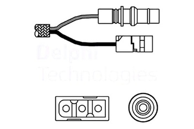 DELPHI SONDA LAMBDA DELPHI ES10276-12B1 MERCEDES E W124  