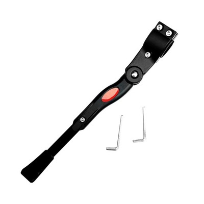 Aluminiowa podpórka rowerowa do rowerów 22~27" tylna boczna podpórka rowerowa czarna