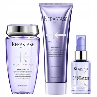 Kerastase Blond Absolu zestaw kąpiel odżywka serum