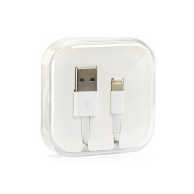 Kabel USB do iPhone do Iphone 8-pin HD4 1 metr biały BOX