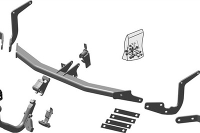 BARRA DE REMOLQUE GANCHO DE REMOLQUE PARA CITROËN C4 SPACETOURER (3D_  