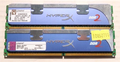 Pamięć 4GB (2x2GB) DDR2 PC2-8500 1066MHz KINGSTON HyperX