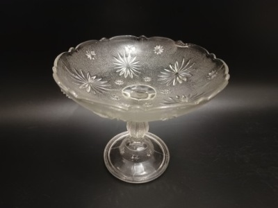 OWOCARKA ZĄBKOWICE PATERA NA NODZE SZKŁO Z PRL