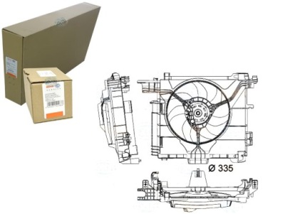 Behr hella вентилятор радиатора behr hella 2009323 фото №1