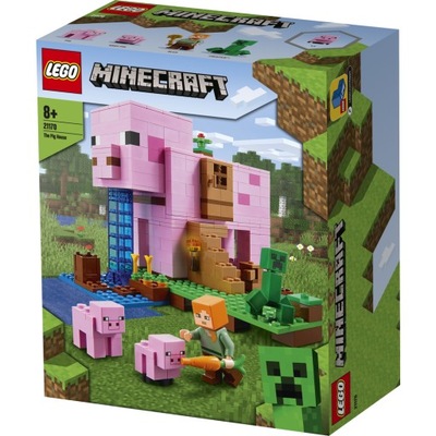 LEGO MINECRAFT DOM W KSZTAŁCIE ŚWINI 21170