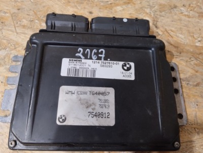 Блок управления двигателя бортовой компьютер mini cooper r50 r52 1.6b 16v 7527610 фото №1