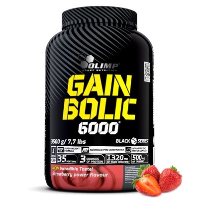 OLIMP GAIN BOLIC 6000 3500g POTĘŻNY GAINER MASA