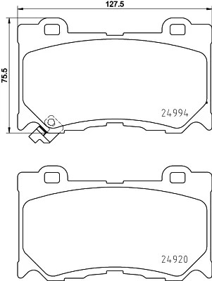 ZAPATAS DE FRENADO HELLA PAGID D10601TG1C D1060JL00J  