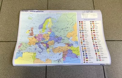 MAPA ŚCIENNA EUROPY