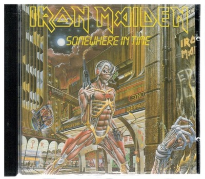 IRON MAIDEN SOMEWHERE IN TIME CD 1986 UK
