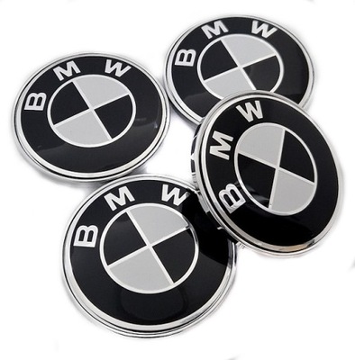 BMW КОВПАЧКИ ZNACZKI KAPSLE КОВПАЧКИ DO ДИСКІВ RIAL ATS N55 69MM/56MM