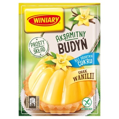 Winiary Budyń bez dodatku cukru smak wanilii 35 g