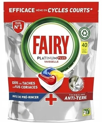 FAIRY Platinum Plus All In One tabletki do zmywarki 40szt