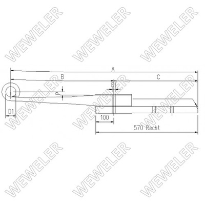 РЕСОРА ROR WEWELER F260Z102ZA75, O.E. 21223717