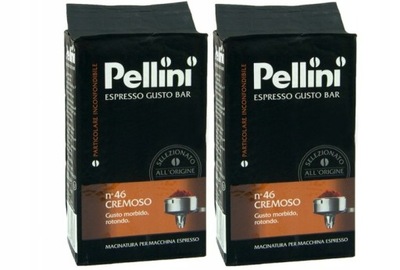 Kawa mielona PELLINI ESPRESSO BAR CREMOSO 2X250g