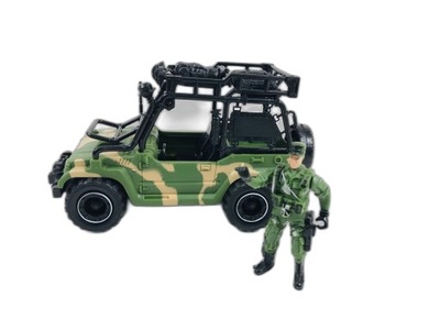 Pojazd wojskowy militarny jeep żołnierz