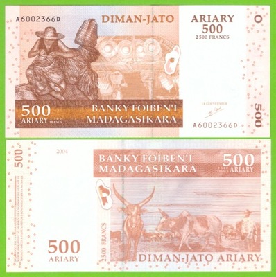 MADAGASKAR 500 ARIARY 2004 P-88a UNC