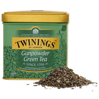 Twinings Herbata Liściasta Zielona Gunpowder 100g