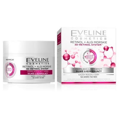 Eveline Cosmetics Retinol+ Algi Morskie odmładzający krem silnie ujęd P1