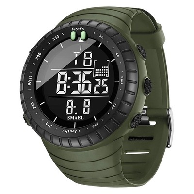 Męski zegarek sportowy Chronograf Cyfrowe zegarki Zegarek na rękę LED
