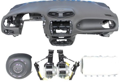 Панель приладів консоль подушка безпеки ремені jeep renegade фото №1