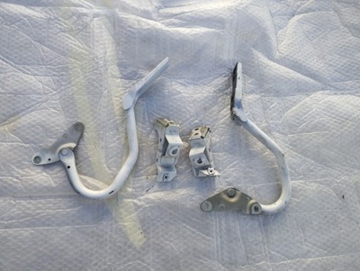 Opel zafira c петля петлі капот + підпора фото №1