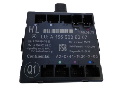 Mercedes gle 292 coupe модуль двері задні ліва фото №1