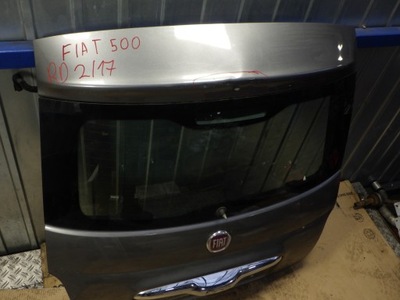Крышка багажника задняя задняя багажника fiat 500 фото №1