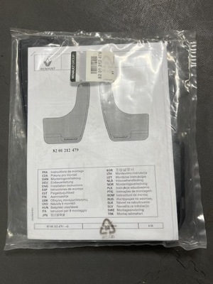 12086. clio брызговик левый перед 8201212479 фото №1