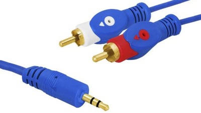 KABEL JACK (3,5MM) - 2X RCA (CINCH) 3M HQ AUDIO