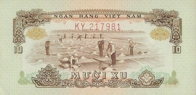 Wietnam Południowy - 10 Xu - 1966 - P37 - St.1/1-