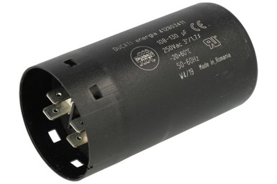 KONDENSATOR silnikowy 120uF 250V AC 45,5x84mm